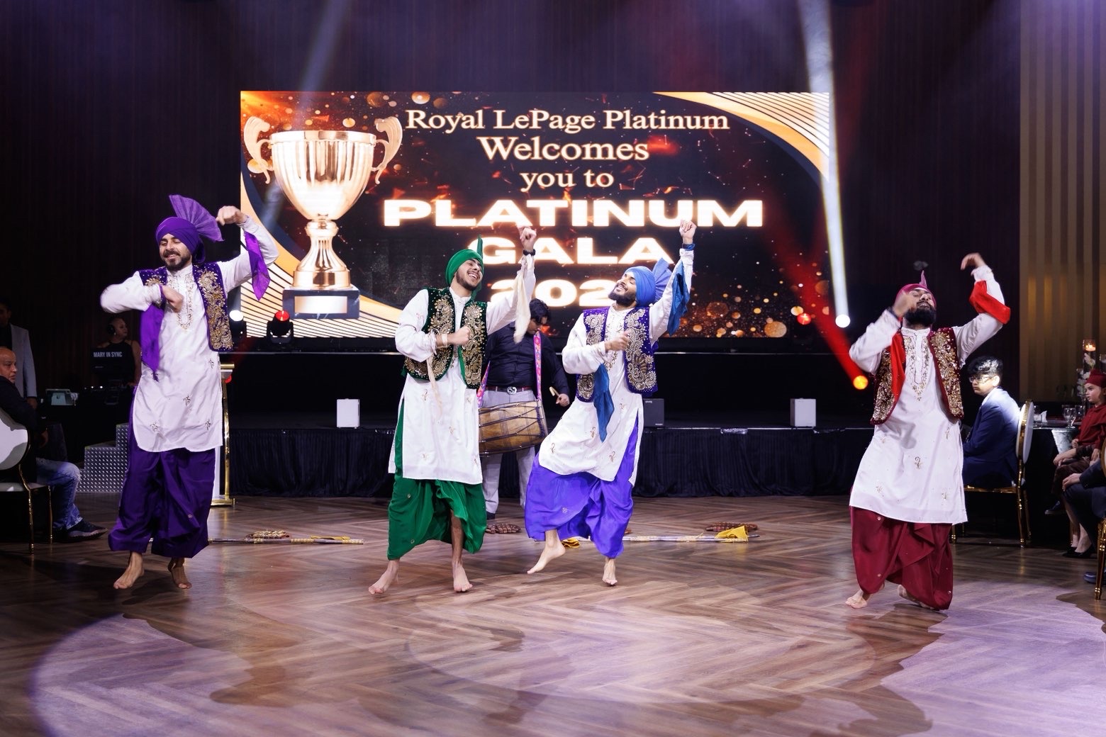 4 bhangra performers