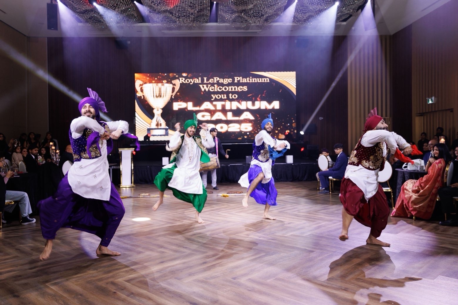 Bhangra performers