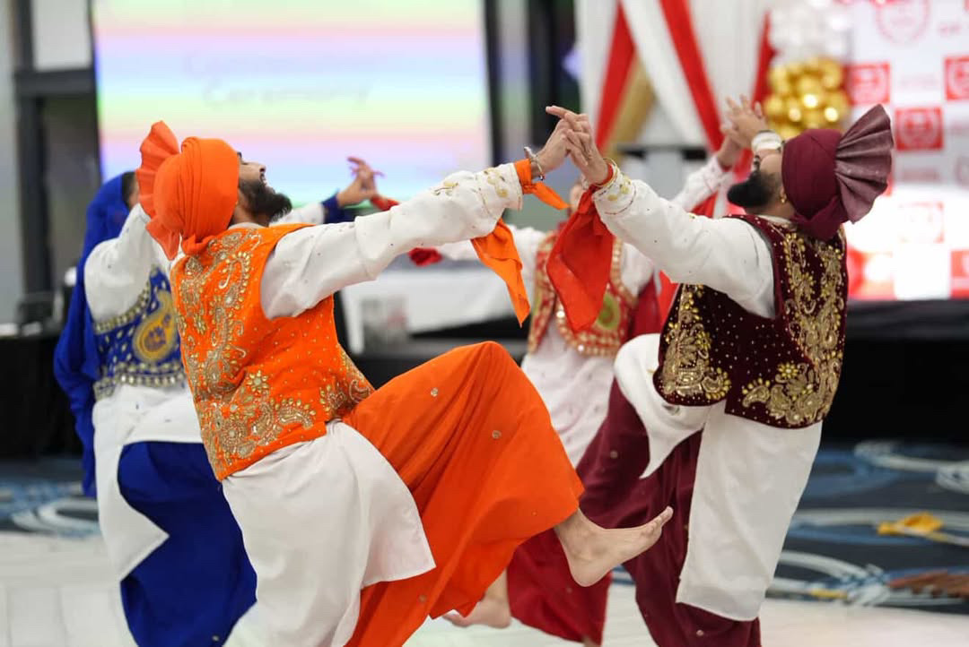 Bhangra performers