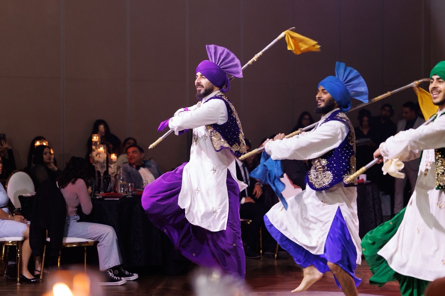 4 bhangra performers